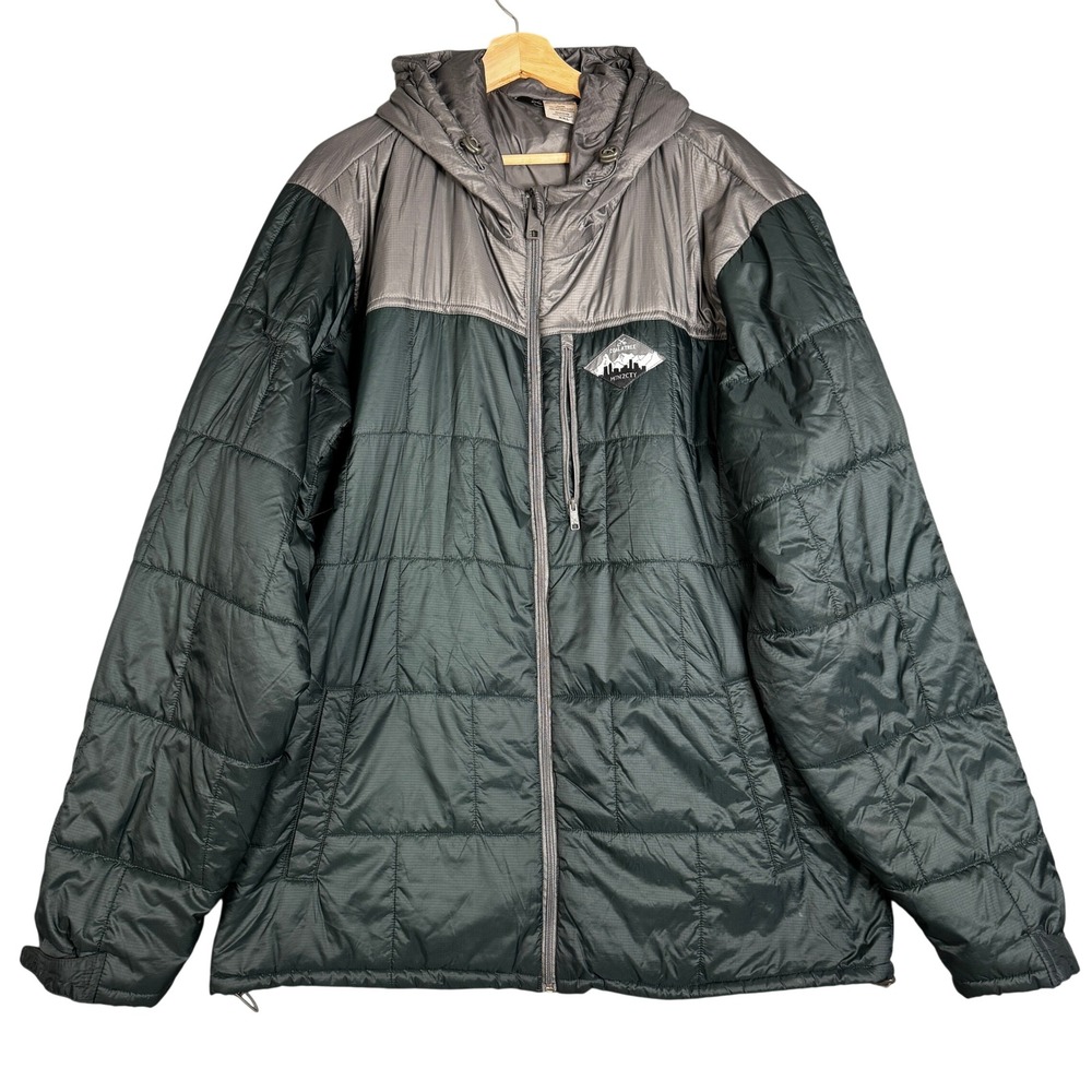 COALATREE Camper Hooded Jacket XXL Green Quilted Insulated Comformax MTNZ2CTY